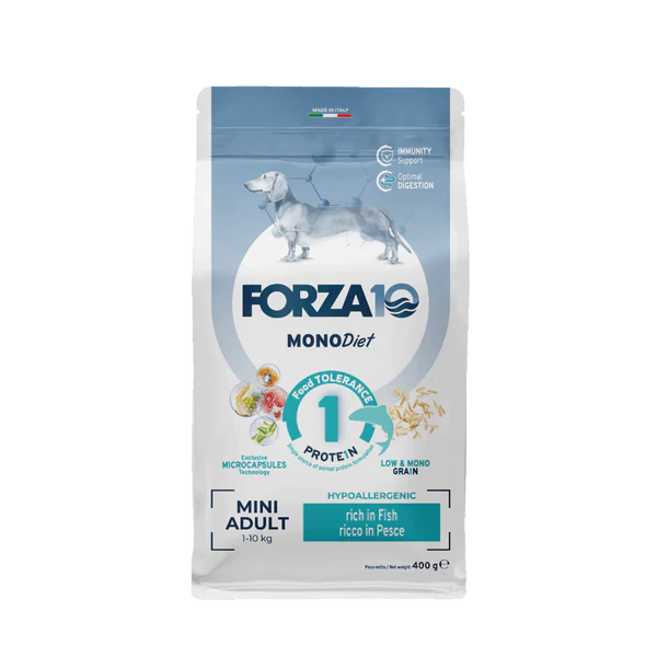 Forza10 Mini Dog Adult Diet Dry Food with Fish, 1,5kg