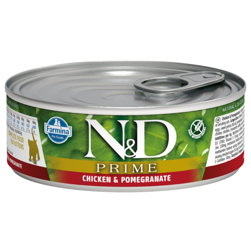 Farmina N&D Cat Prime Chicken Pomogranate Wet Cat Food, 70g