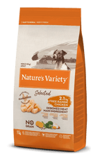 Nature's Variety Selected Mini Adult Dog, Pollo de corral, Alimento seco para perros, Sin cereales, 7 kg