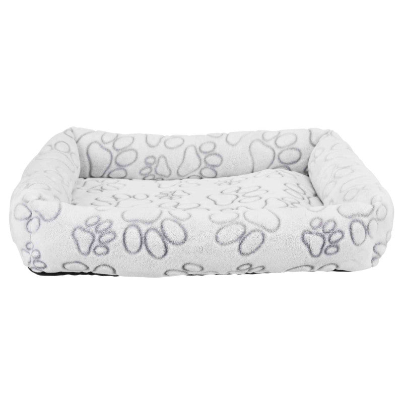 Trixie Nando-säng, fyrkantig, 75 × 65 cm, ljusgrå