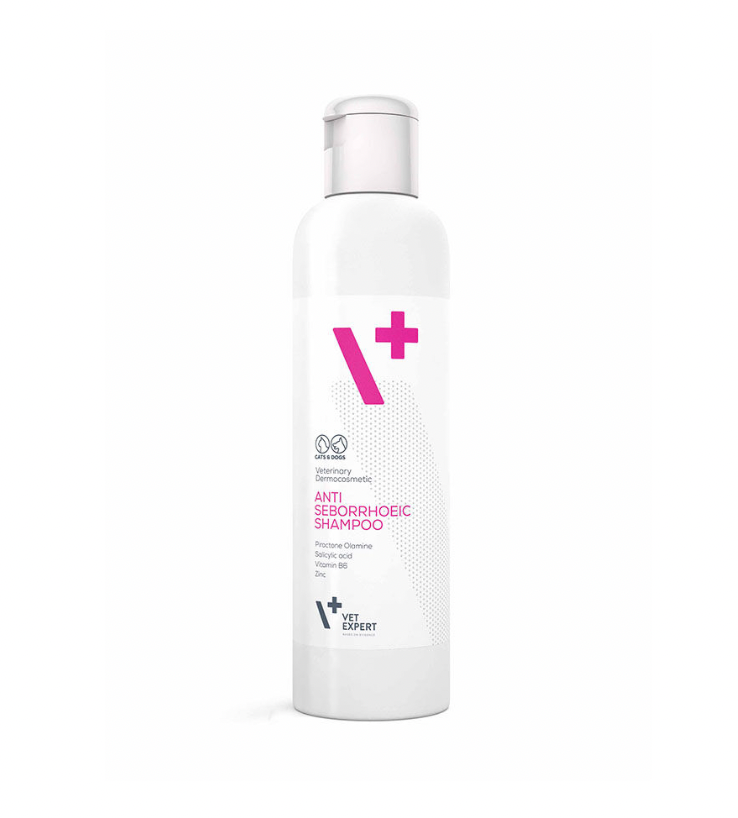 Vet Expert Antiseborrhoisches Shampoo für Hunde und Katzen 250 ml