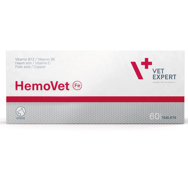 Vetexpert Hemovet 67mg N60 for Dogs with Anemia Symptoms