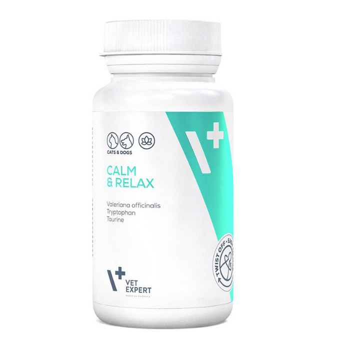 Vet Expert Calm Relax Caps for Dogs and Cats, N30