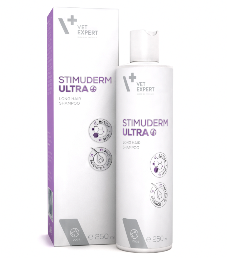 Vet Expert Stimuderm Ultra Long Hair Shampoo for Dogs 250ml