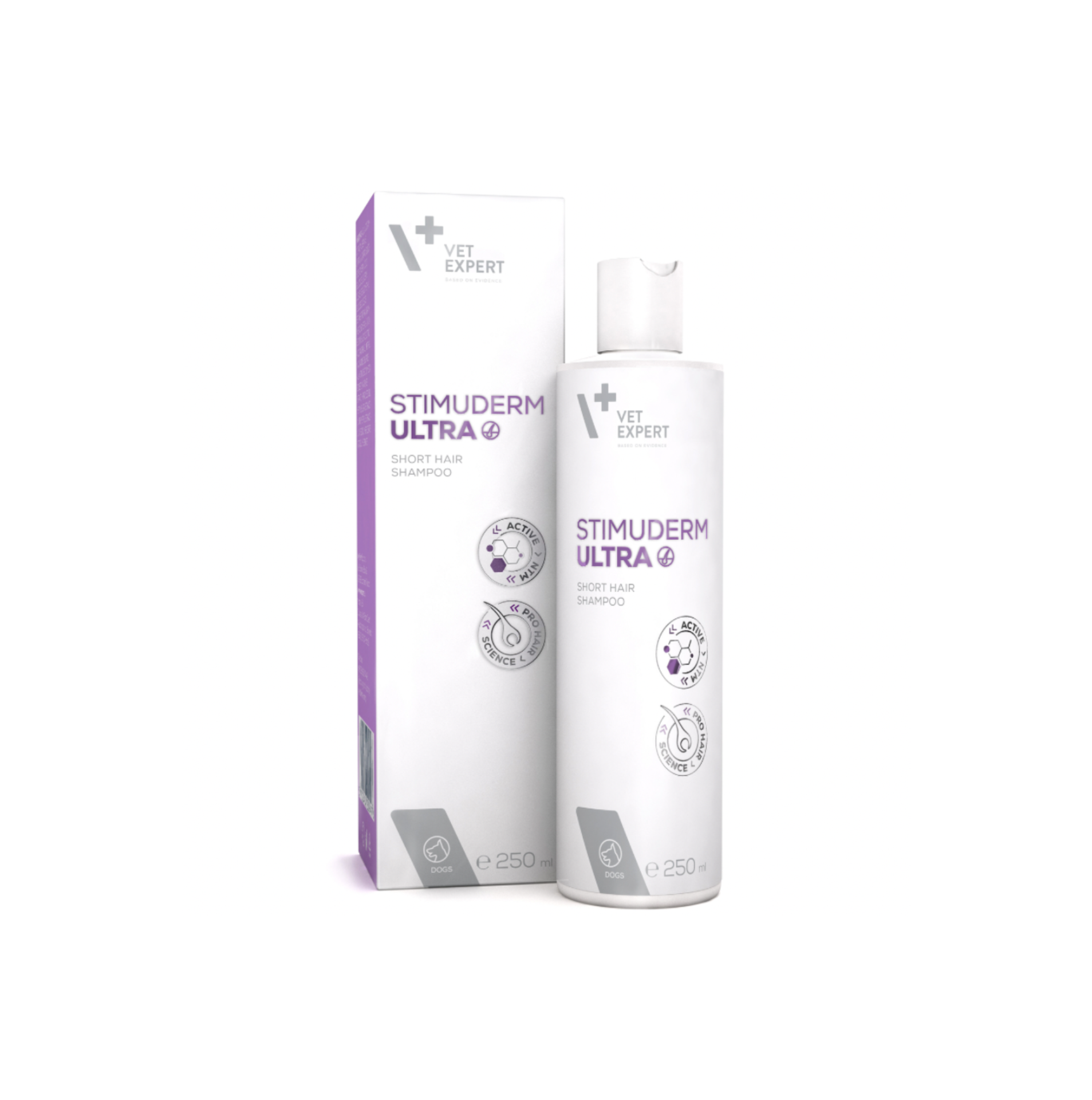 Vet Expert Stimuderm Ultra Short Hair Shampoo for Dogs 250ml