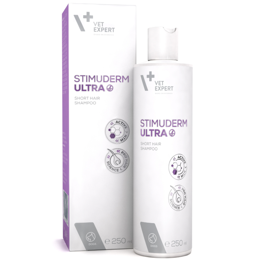 Vet Expert Stimuderm Ultra Short Hair Shampoo for Dogs 250ml