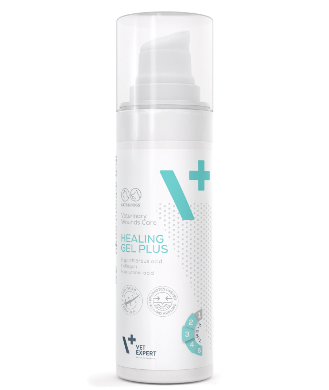Vet Expert Healing Gel Plus for Dogs and Cats, 30ml