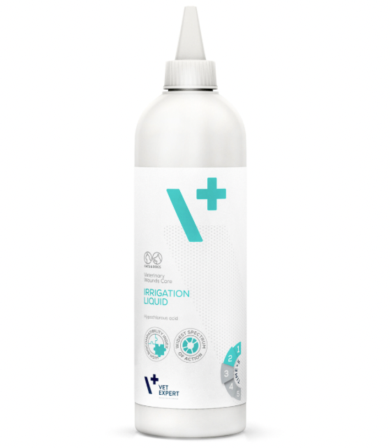 Vet Expert Irrigation Liquid for Dogs and Cats, 250ml