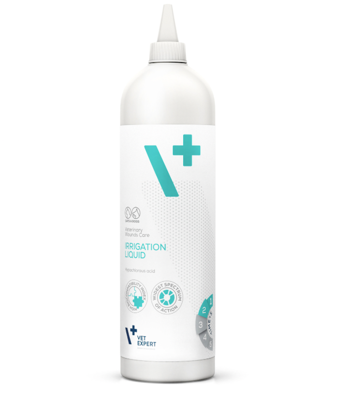 Vet Expert Irrigation Liquid for Dogs and Cats, 500ml