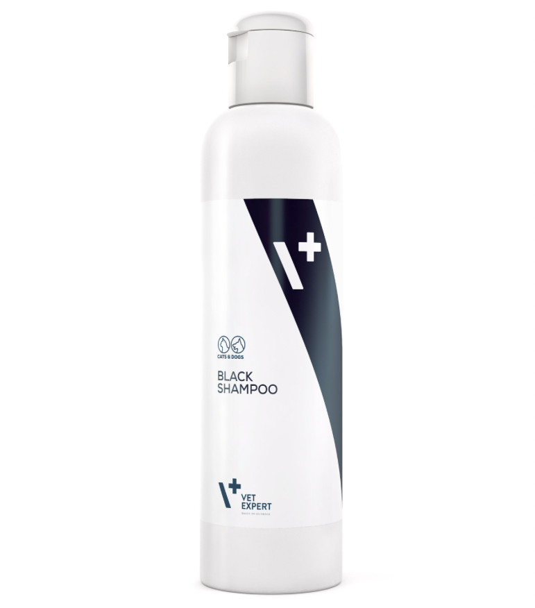 Vet Expert Black Shampoo for Dogs and Cats 250ml