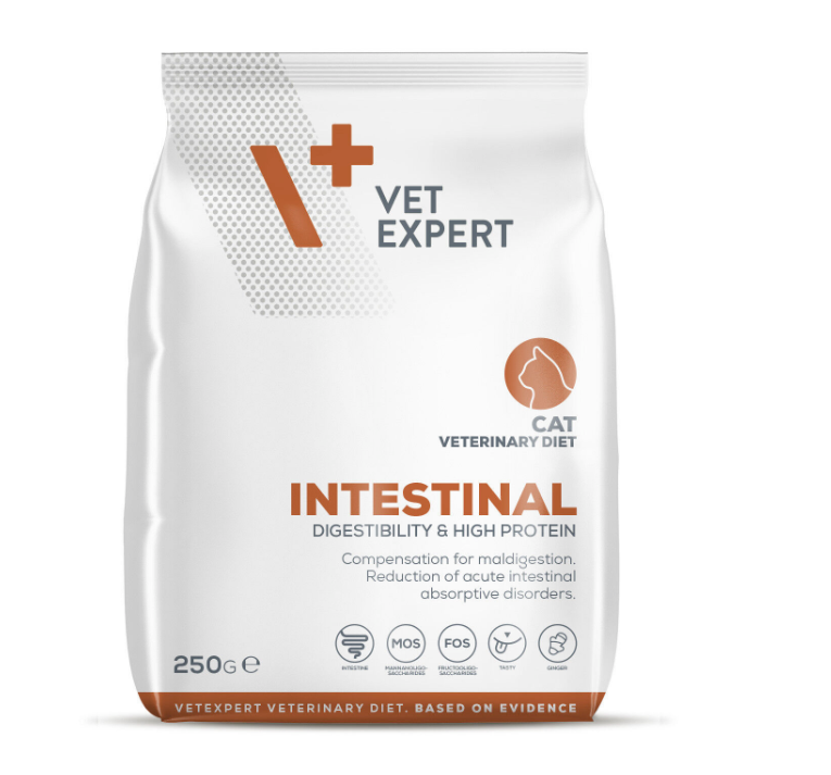 Vetexpert Intestinal Dry Food for Cats, 250g