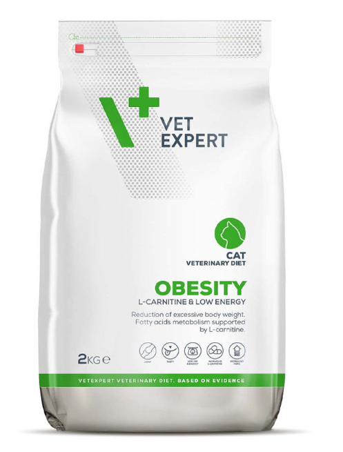 Vet Expert Obesity Diät-Trockenfutter für Katzen, 2 kg
