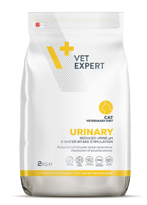Vet Expert Urinary Dry Food for Cat, 2kg to Support Urinary Tract