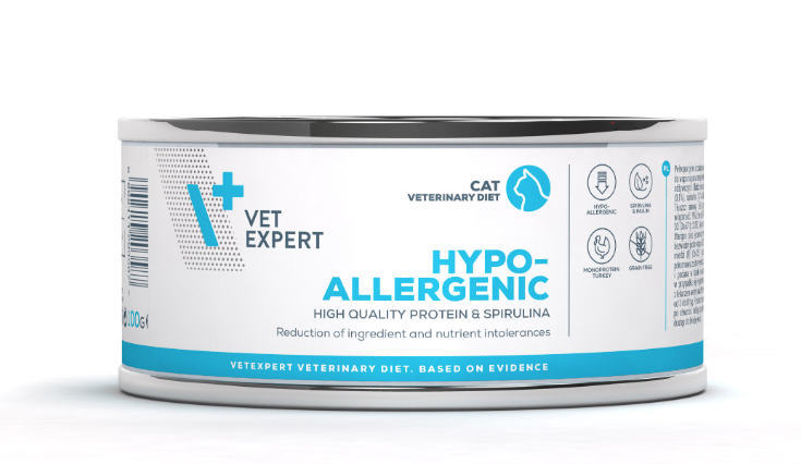 Vet expert Hypoallergenic Wet Cat Food, 100g