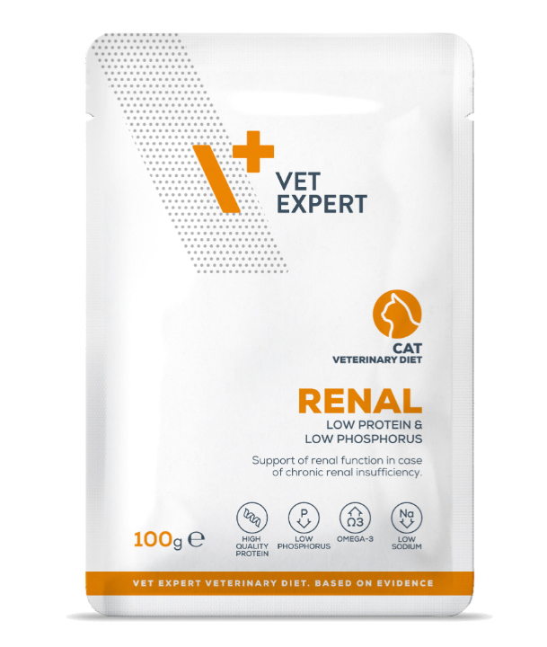 Vet expert Renal Wet Cat Food, 100gx12pcs