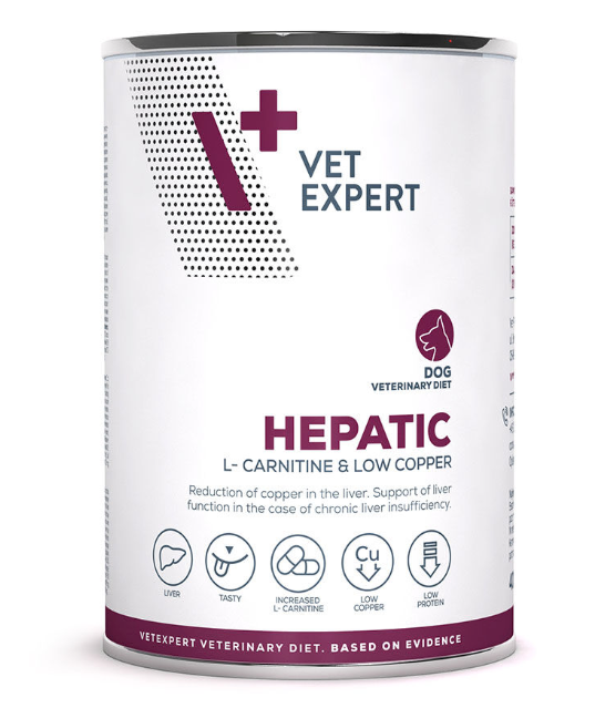 Vetexpert Hepatic Mitrā barība suņiem, 400g