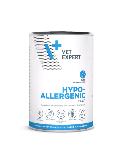 Vet Expert Hypoallergenic Insect Wet Dog Food, 400g