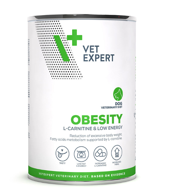 Vet Expert Obesity Wet Dog Food to Control Weight, 400g