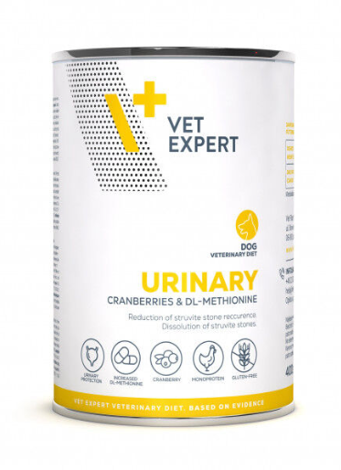 Vet Expert Urinary Wet Dog Food to Support Urinary System, 400g