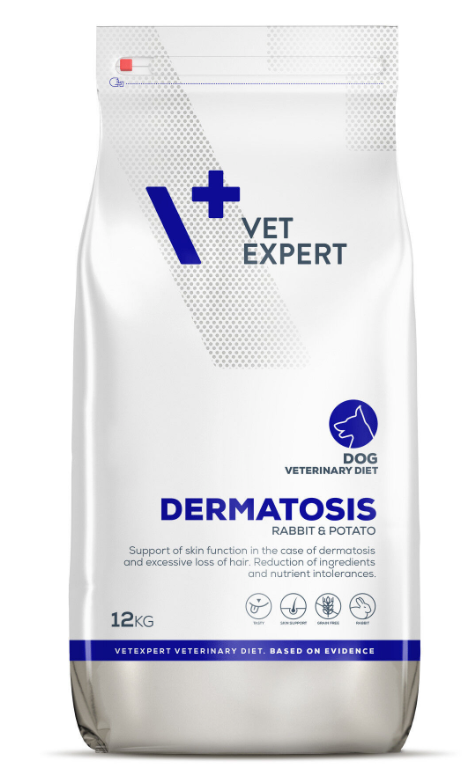 Vet Expert Dermatosis Dry Dog Food With Rabbit, 12kg