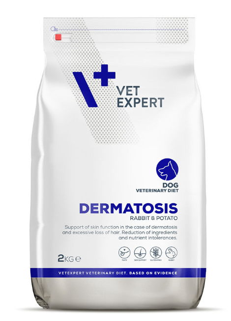 Vet Expert Dermatosis Dry Dog Food With Rabbit, 2kg