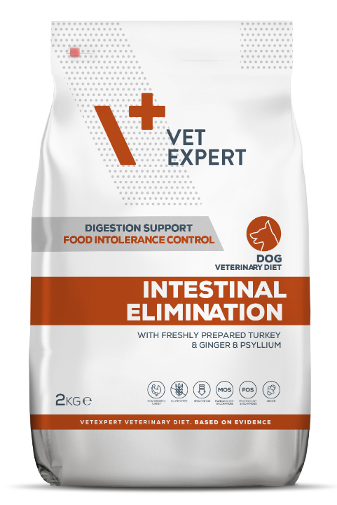 Vet Expert Intestinal Elimination Trockenfutter für Hunde 2 kg