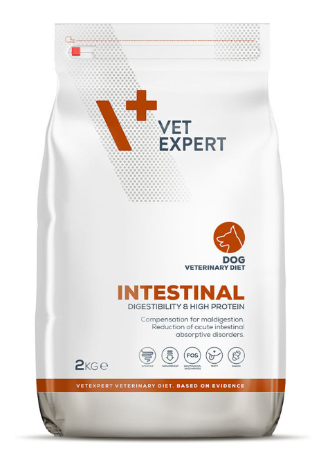 Vetexpert Intestinal Sausā barība suņiem, 2kg