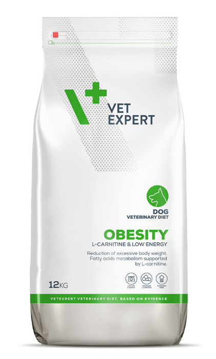 Vetexpert Obesity Sausā barība suņiem, 12kg