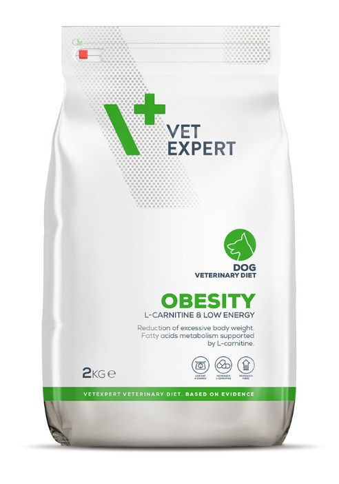 Vetexpert Obesity Sausā barība suņiem, 2kg