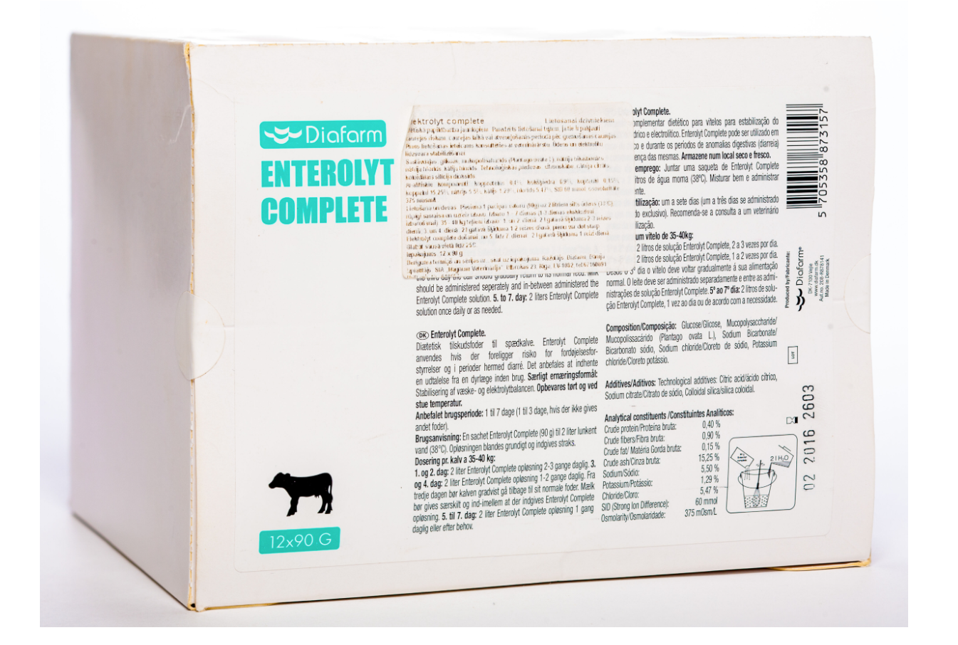 Diafarm Enterolyte Complete For Cattle 90G N12