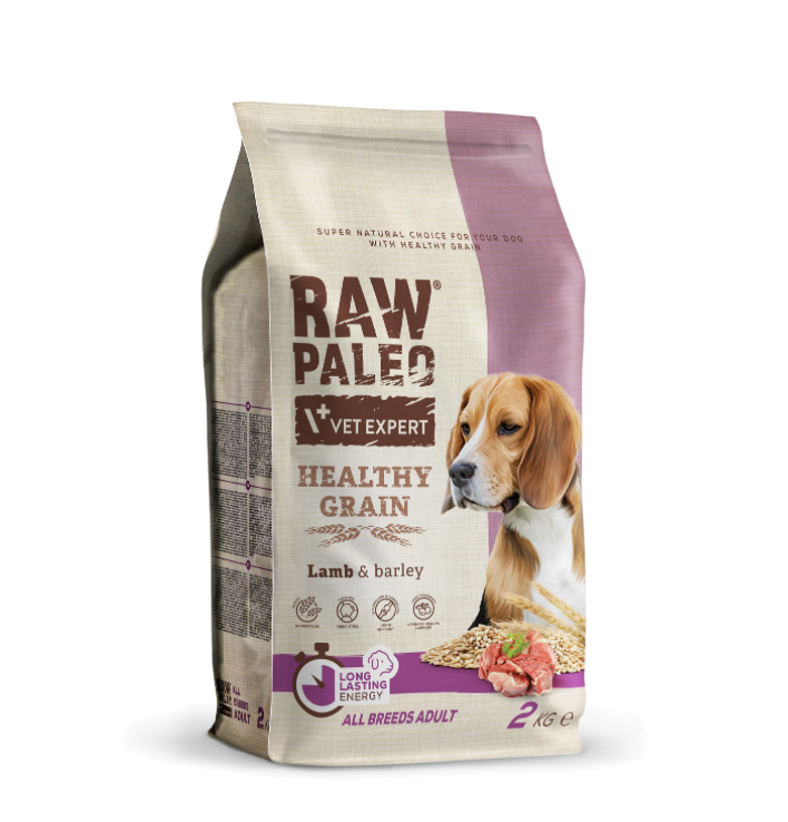 Vet Expert Raw Paleo with Lamb and Barley for Adult All Breeds Dry Dog Food 2kg