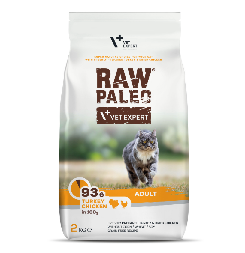 Raw Paleo Kalkon & Kyckling Vuxen 2kg