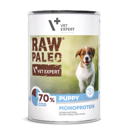 Vet Expert Raw Paleo with Cod Wet Puppy Food 400g