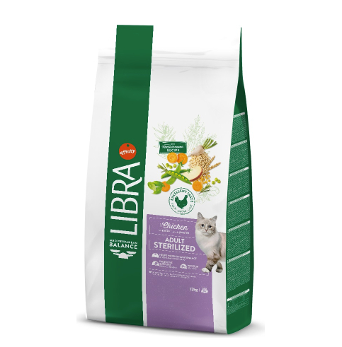 Libra Cat Sterilised Chicken 12kg
