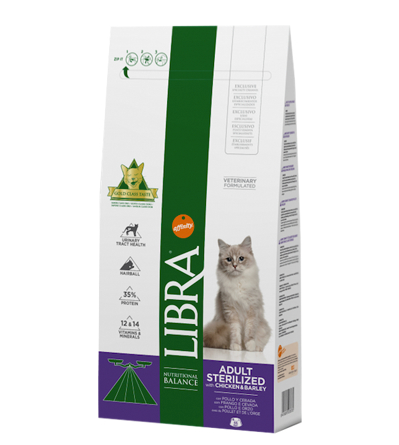Libra Cat Sterilised Chicken 12kg