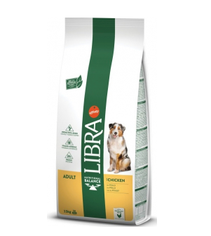 Libra Dog Adult Dry Dog Food With Chicken, 14kg
