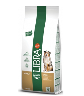 Libra Dog Adult Dry Dog Food With Lamb, 14kg