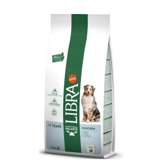 Libra Dog Senior +7 years Dry Dog Food, 12kg