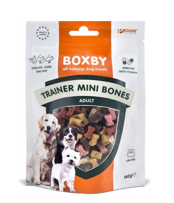 Boxby Dog Trainer Mini Bones 140g Snack for Dogs