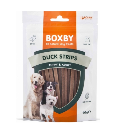 Boxby Duck Strips For Dogs 90g Snack for Dogs