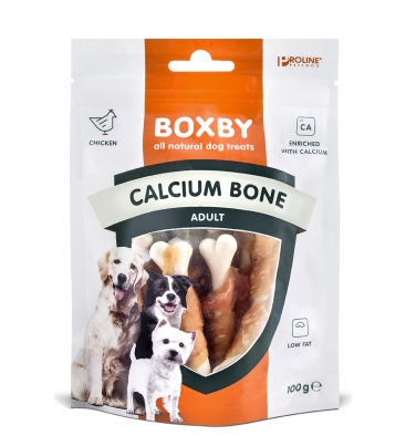 Boxby Calcium Bone 100g Snack for Dogs with Chicken