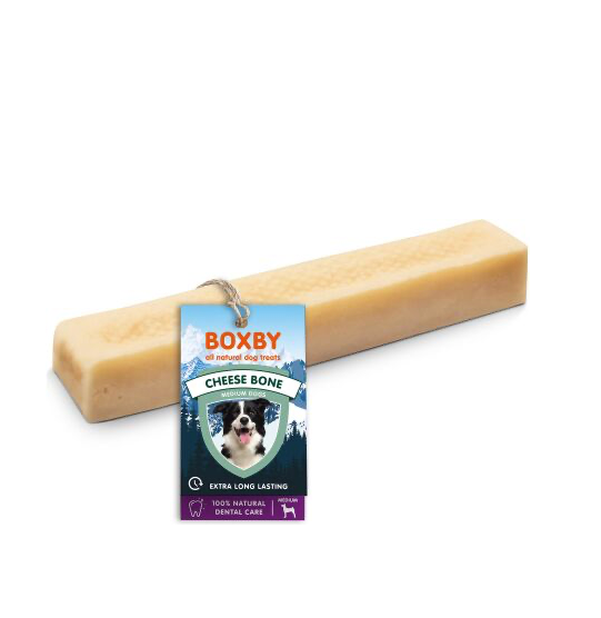 Boxby Cheese Bone Medium Cheesy Snack for Dogs