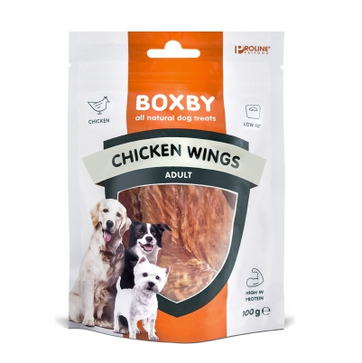 Boxby Chicken Wings 100g Snack for Dogs with Chicken