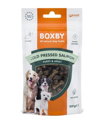 Boxby Cold Pressed Salmon Treat 100g Snack for Dogs