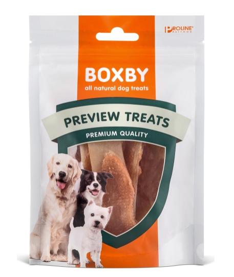 Boxby Preview Godbitar Anka 90g Hundsnack