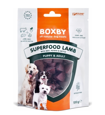 Boxby Superfood Lamb 120g Snack for Dogs