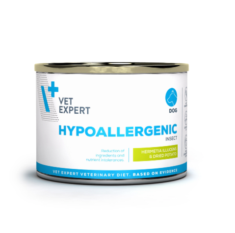 Vet Expert Hypoallergenic mit Insekten Nassfutter für Hunde, 190 g
