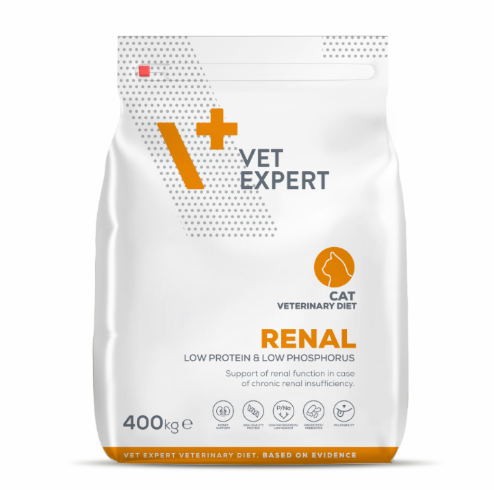 Vetexpert Renal Dry Food for Cats To Support Kidney Function, 400g