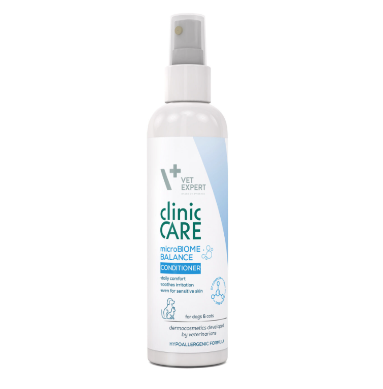 Vet Expert Clinic Care Microbiome Balance Conditioning Spray für Hunde und Katzen 150 ml