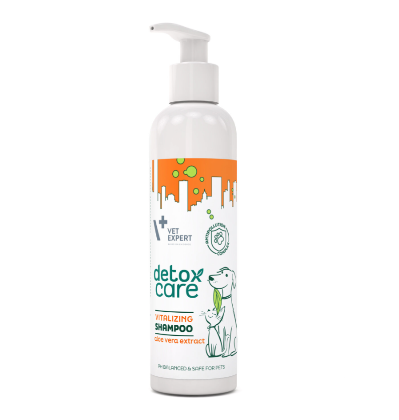 Vet Expert Detox Care Vitalizing Shampoo für Hunde und Katzen 250 ml